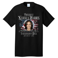 Kamala Harris Tim Walz Inauguration 2025 Victory Memorabilia Tall T-Shirt