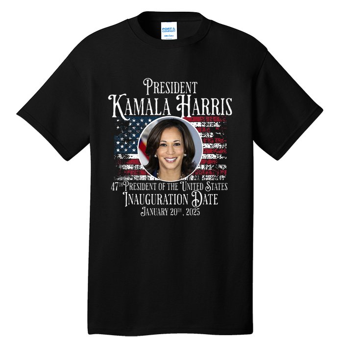 Kamala Harris Tim Walz Inauguration 2025 Victory Memorabilia Tall T-Shirt