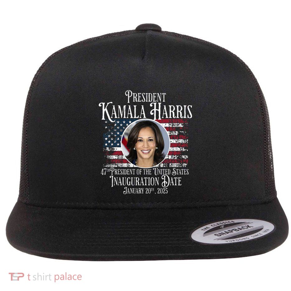 Kamala Harris Tim Walz Inauguration 2025 Victory Memorabilia Flatbill Hat