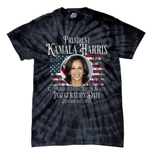 Kamala Harris Tim Walz Inauguration 2025 Victory Memorabilia Tie-Dye T-Shirt