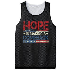 Kamala Harris Tim Waltz 2024 Hope Is Making A Comeback Mesh Reversible Basketball Jersey Tank