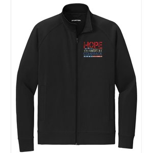 Kamala Harris Tim Waltz 2024 Hope Is Making A Comeback Stretch Full-Zip Cadet Jacket