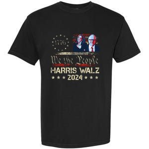 Kamala Harris Tim Walz Waltz Garment-Dyed Heavyweight T-Shirt