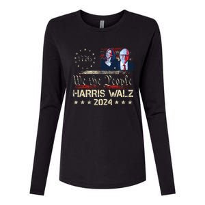 Kamala Harris Tim Walz Waltz Womens Cotton Relaxed Long Sleeve T-Shirt