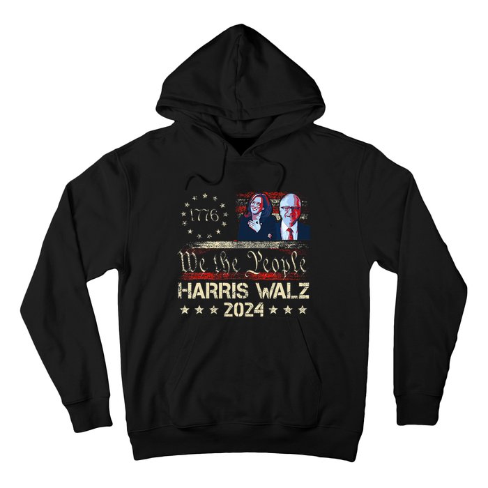 Kamala Harris Tim Walz Waltz Hoodie