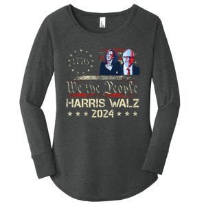 Kamala Harris Tim Walz Waltz Women's Perfect Tri Tunic Long Sleeve Shirt