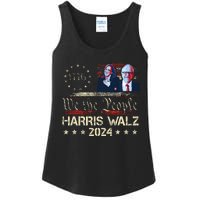 Kamala Harris Tim Walz Waltz Ladies Essential Tank