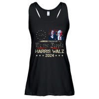 Kamala Harris Tim Walz Waltz Ladies Essential Flowy Tank