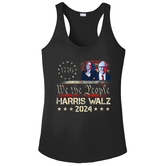 Kamala Harris Tim Walz Waltz Ladies PosiCharge Competitor Racerback Tank