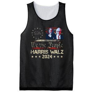 Kamala Harris Tim Walz Waltz Mesh Reversible Basketball Jersey Tank