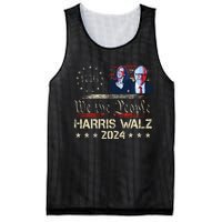 Kamala Harris Tim Walz Waltz Mesh Reversible Basketball Jersey Tank