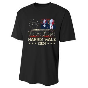 Kamala Harris Tim Walz Waltz Performance Sprint T-Shirt