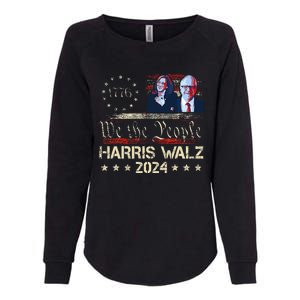 Kamala Harris Tim Walz Waltz Womens California Wash Sweatshirt