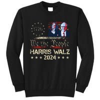 Kamala Harris Tim Walz Waltz Tall Sweatshirt