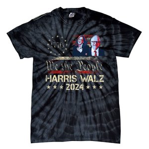 Kamala Harris Tim Walz Waltz Tie-Dye T-Shirt