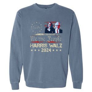 Kamala Harris Tim Walz Waltz Garment-Dyed Sweatshirt