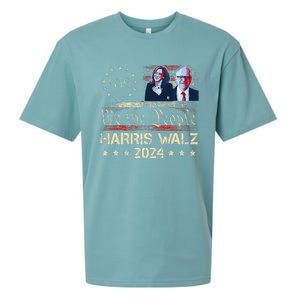 Kamala Harris Tim Walz Waltz Sueded Cloud Jersey T-Shirt