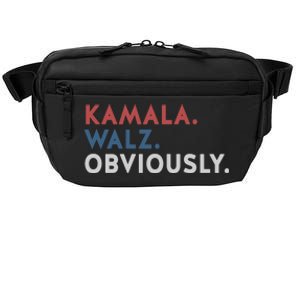 Kamala Harris Tim Walz Obviously 2024 Election Crossbody Pack