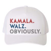 Kamala Harris Tim Walz Obviously 2024 Election Yupoong Adult 5-Panel Trucker Hat