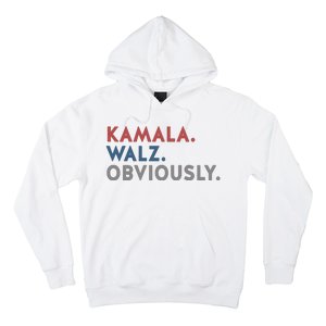 Kamala Harris Tim Walz Obviously 2024 Election Hoodie