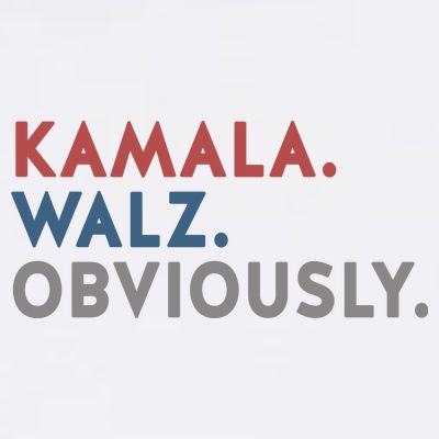 Kamala Harris Tim Walz Obviously 2024 Election T-Shirt