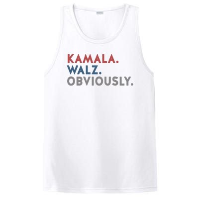 Kamala Harris Tim Walz Obviously 2024 Election PosiCharge Competitor Tank