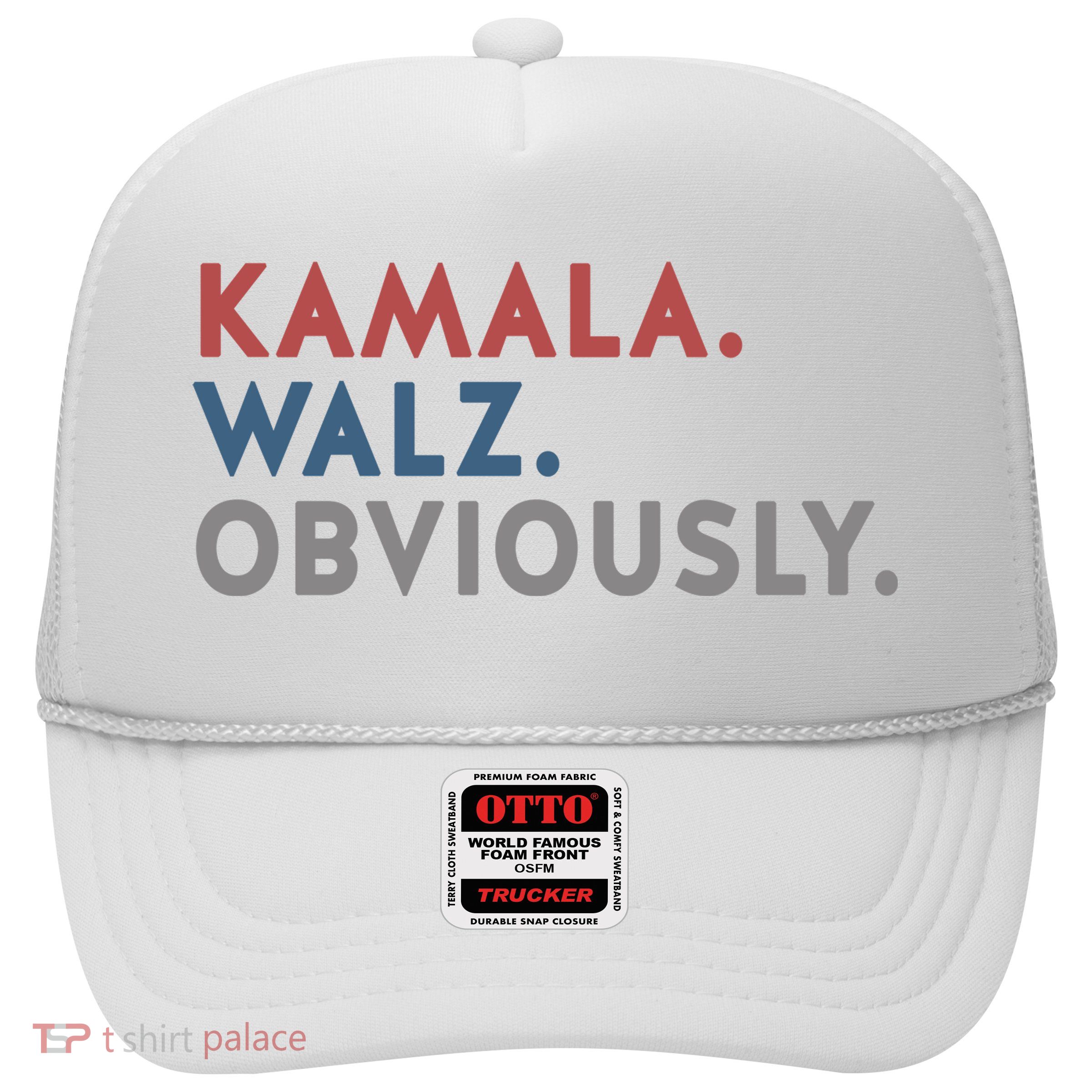 Kamala Harris Tim Walz Obviously 2024 Election Trucker Hat