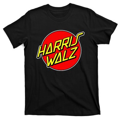 Kamala Harris Tim Walz 24 Skater 80s 90s Retro Skateboard Premium T-Shirt