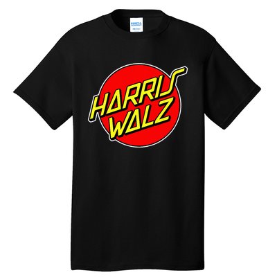 Kamala Harris Tim Walz 24 Skater 80s 90s Retro Skateboard Premium Tall T-Shirt