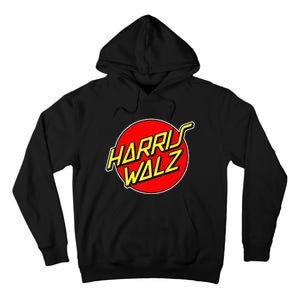 Kamala Harris Tim Walz 24 Skater 80s 90s Retro Skateboard Premium Tall Hoodie