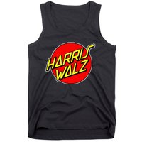 Kamala Harris Tim Walz 24 Skater 80s 90s Retro Skateboard Premium Tank Top