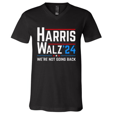 Kamala Harris Tim Walz Waltz Election Vote 2024 Gift V-Neck T-Shirt