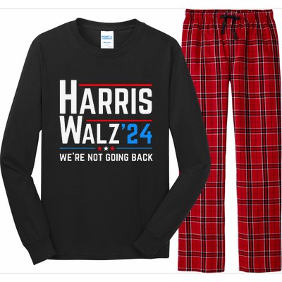 Kamala Harris Tim Walz Waltz Election Vote 2024 Gift Long Sleeve Pajama Set