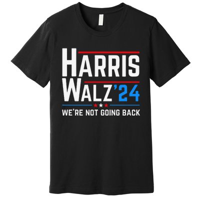 Kamala Harris Tim Walz Waltz Election Vote 2024 Gift Premium T-Shirt