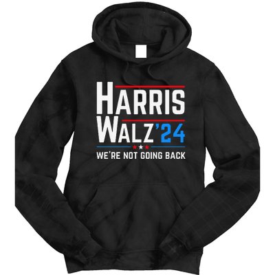 Kamala Harris Tim Walz Waltz Election Vote 2024 Gift Tie Dye Hoodie