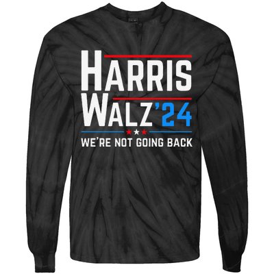 Kamala Harris Tim Walz Waltz Election Vote 2024 Gift Tie-Dye Long Sleeve Shirt