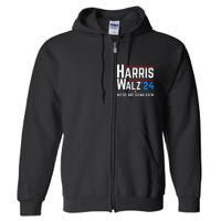 Kamala Harris Tim Walz Waltz Election Vote 2024 Gift Full Zip Hoodie