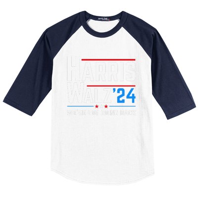 Kamala Harris Tim Walz Waltz Election Vote 2024 Gift Baseball Sleeve Shirt