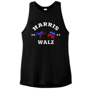 Kamala Harris Tim Waltz 2024 Ladies PosiCharge Tri-Blend Wicking Tank