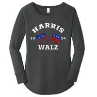 Kamala Harris Tim Waltz 2024 Women's Perfect Tri Tunic Long Sleeve Shirt