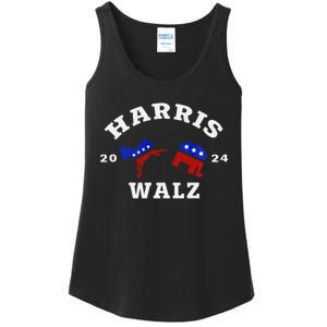 Kamala Harris Tim Waltz 2024 Ladies Essential Tank