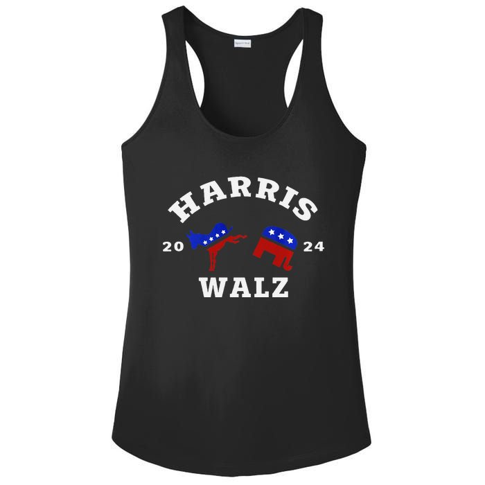 Kamala Harris Tim Waltz 2024 Ladies PosiCharge Competitor Racerback Tank