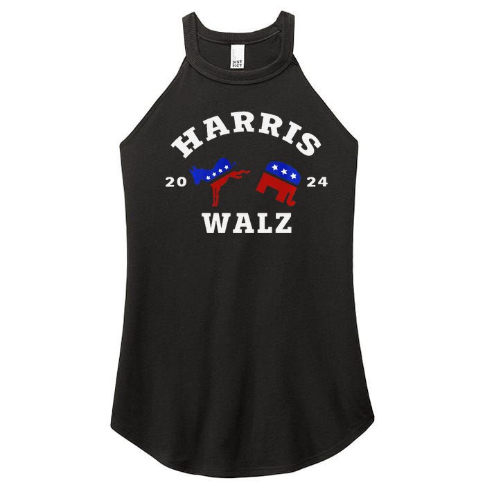 Kamala Harris Tim Waltz 2024 Women's Perfect Tri Rocker Tank