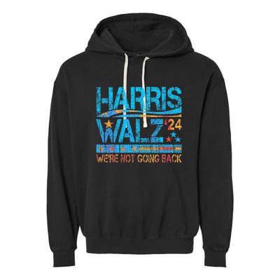 Kamala Harris Tim Waltz 2024 Garment-Dyed Fleece Hoodie