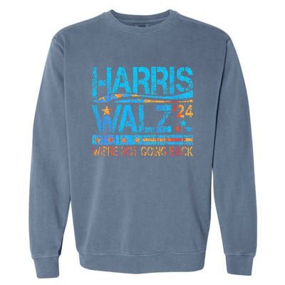 Kamala Harris Tim Waltz 2024 Garment-Dyed Sweatshirt