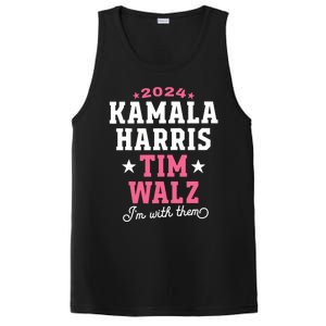 Kamala Harris Tim Walz 2024 President Election I’M With Them PosiCharge Competitor Tank