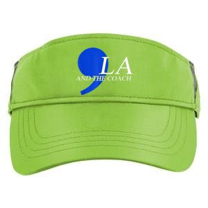 Kamala Harris Tim Walz Coach 2024 La Comma Gift Adult Drive Performance Visor