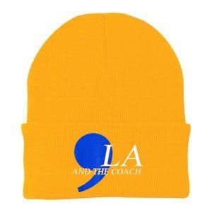 Kamala Harris Tim Walz Coach 2024 La Comma Gift Knit Cap Winter Beanie