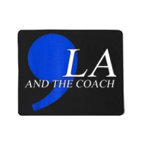 Kamala Harris Tim Walz Coach 2024 La Comma Gift Mousepad