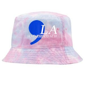 Kamala Harris Tim Walz Coach 2024 La Comma Gift Tie-Dyed Bucket Hat